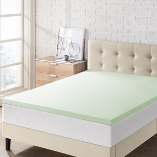 ALWYN HOME Briella 1.5" Infused Memory Foam Mattress Topper