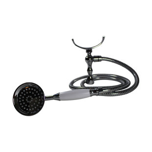THE RENOVATORS SUPPLY INC. Handheld Telephone Shower Head Set With 58in Flex Hose Chrome