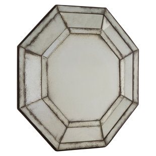 OPHELIA & CO. Amalfi Glass Flat Wall Mirror
