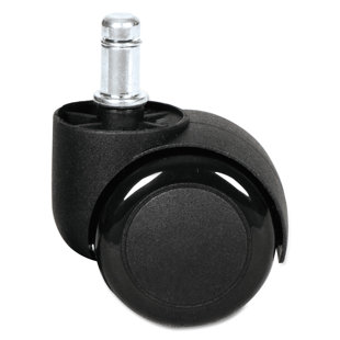 ALERA® B Stem,2"Dual Wheel Hooded Caster