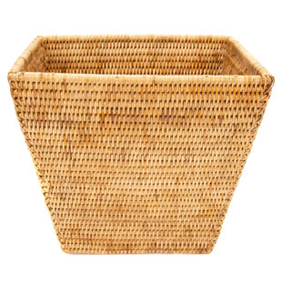 ARTIFACTS TRADING Kana Wicker Open Waste Basket