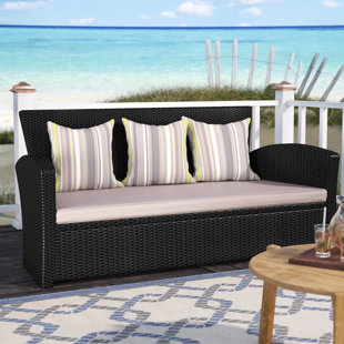 INTERNATIONAL HOME MIAMI 68'' Wicker Outdoor Patio Sofa