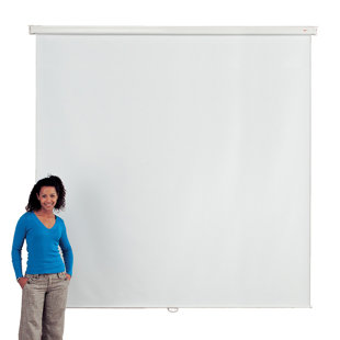 SYMPLE STUFF White Manual Projection Screen