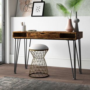 MILLWOOD PINES Aleathea Metal Base Writing Desk