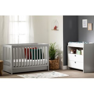 SOUTH SHORE Cookie Convertible Standard Nursery Furniture Set