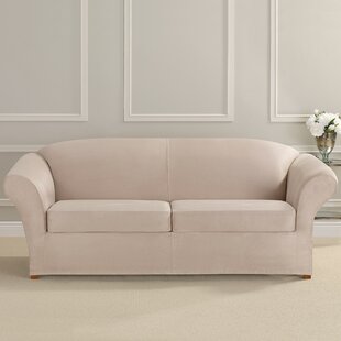 SURE FIT Box Cushion Sofa Slipcover