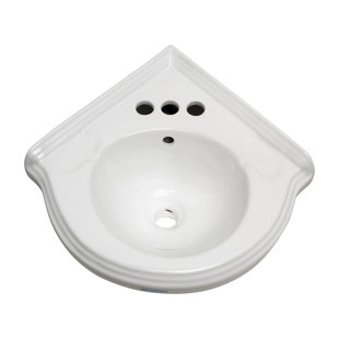 The Renovators Supply Inc. 20'' Vitreous China Specialty Bathroom Sink with Overflow