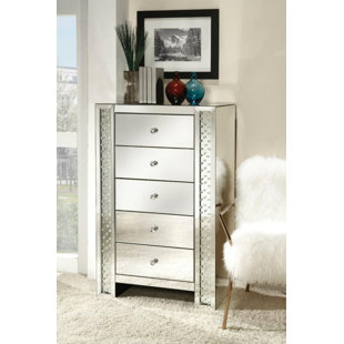 ROSDORF PARK Galion 5 - Drawer Dresser with Mirror