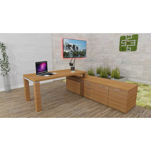 EBERN DESIGNS Phoebe L-Shape Writing Desk
