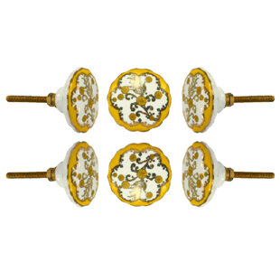 TRINCA-FERRO Denton Oversized 1 5/8" Diameter Round Knob Multipack (Set of 6)