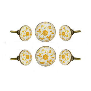 TRINCA-FERRO Talid 1.6" Diameter Round Knob Multipack (Set of 6)