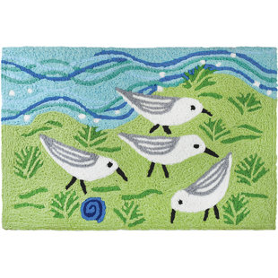 JELLYBEAN HOME & GARDEN The Sandpiper Gang Kitchen Mat