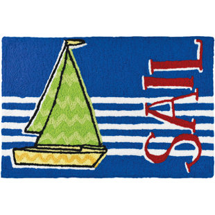 JELLYBEAN HOME & GARDEN Sail Kitchen Mat