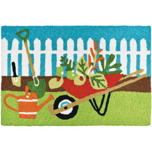 JELLYBEAN HOME & GARDEN Time to Garden Kitchen Mat