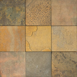STONE & TILE SHOPPE, INC. 12'' x 12'' Slate Stone Look Wall & Floor Tile