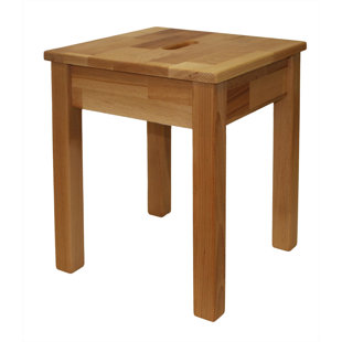 HARRIET BEE Sitzhocker Mariana, mit Eingriff, aus massiver Buche