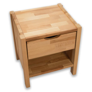 HARRIET BEE Nachttisch Mariana, mit einer Schublade, aus massiver Buche