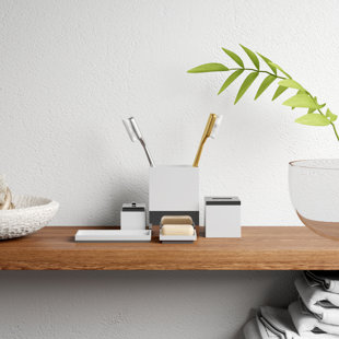 MERCURY ROW® Eiland Ceramic / Porcelain Bathroom Accessory Set