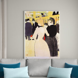 ASTORIA GRAND Leinwandbild At the Moulin Rouge, La Goulue and Her Sister von Henri de Toulouse-Lautrec