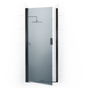 COASTAL SHOWER DOORS Paragon Series 24" x 65" Hinged Semi-Frameless Shower Door