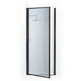 COASTAL SHOWER DOORS Legend Series 22.63'' W x 64'' H Hinged Framed Shower door