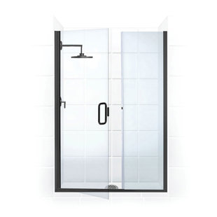 COASTAL SHOWER DOORS Illusion Series 42" x 70" Hinged Frameless Shower Door