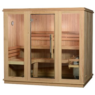 Almost Heaven Saunas Bridgeport 6 - Person Traditional Steam Sauna in Cedar