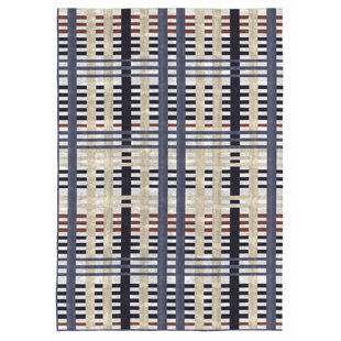 EBERN DESIGNS Albers Blue Rug