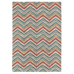 CORRIGAN STUDIO Adlai Blue/Orange Rug
