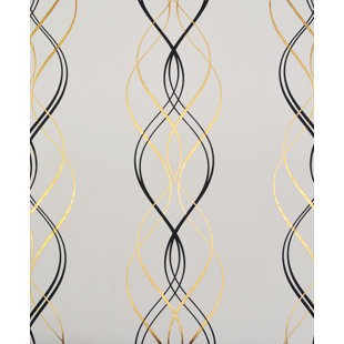 MERCER41 Horace 32.8' L x 20.8" W Aurora Wallpaper Roll