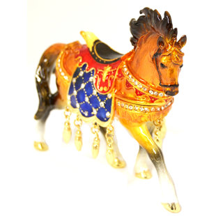 CIEL COLLECTABLES Horse Metal Decorative Box