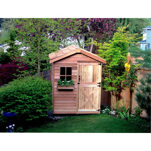 CEDARSHED Gardener 6 ft. W x 6 ft. D Western Red Cedar Wood Traditional Storage Shed