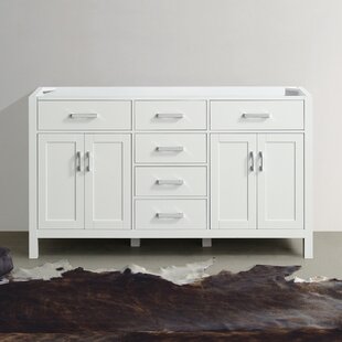 BELMONT DECOR Hampton 60" Double Bathroom Vanity Base Only