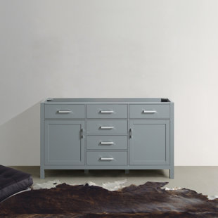 BELMONT DECOR Hampton 60" Single Bathroom Vanity Base Only