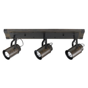 GLOBE ELECTRIC COMPANY Williamsburg 24.43'' 3 -Light Fixed Track Track Kit with Dimmable and Adjustable Head