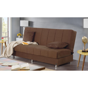 BEYAN SIGNATURE Hamilton Twin 75'' Upholstered Convertible Sofa