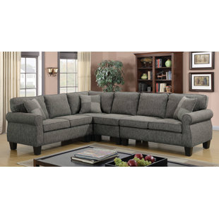 DARBY HOME CO Elmhur Upholstered Sectional
