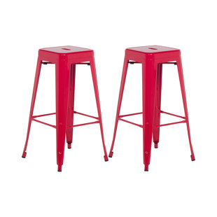 WILLISTON FORGE Commer 76cm Stool (Set of 2)