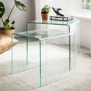 HYKKON Adrien 2 Piece Nest of Tables (Set of 2)