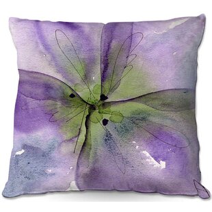 DIANOCHE DESIGNS Floral Reversible Throw Pillow