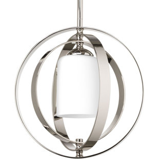 BRAYDEN STUDIO® Morganti 1 - Light Polished Nickel Single Pendant