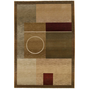 THE CONESTOGA TRADING CO. Geometric Green/Brown