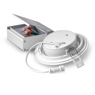 QPLUS 4 Inch Adjustable Eyeball Gimbal LED Recessed Light Canless, 10W, Dimmable, ETL Listed (Set of 24)