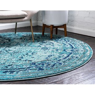 RUGPAL Dauphine Oriental Blue Area Rug