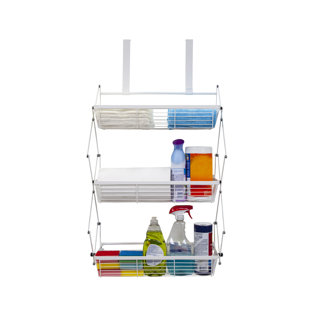 REBRILLIANT Shamar Over The Door or Wall Mount 3-Tier Storage Organizer
