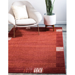 RUGPAL Desdemona Geometric Brick Area Rug