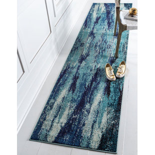 RUGPAL Meadow Geometric Lagoon Rug
