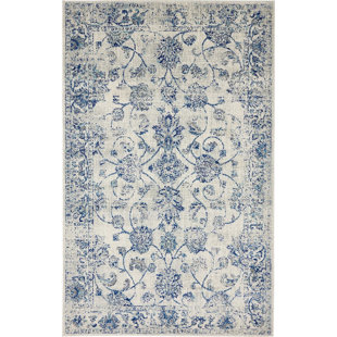 RUGPAL Kasha Performance Blue Rug