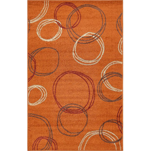RUGPAL Harvest Performance Orange/Gray/Beige Rug
