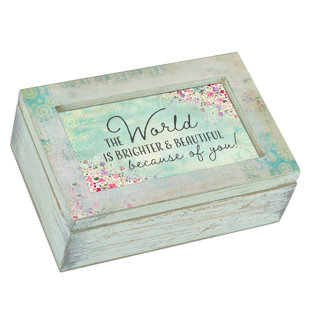 DICKSONS INC Solid Wood Memory Box